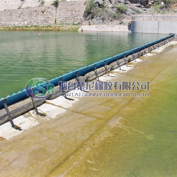 Automaatne kokkupandav pneumaatiline ülevooluvärav